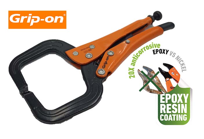 Grip-On 6" Locking C-Clamp Pliers