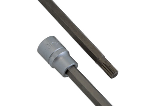 Extra Long Spline Bit - M10 X 800mm Long  1/2"D Laser Tools 2897