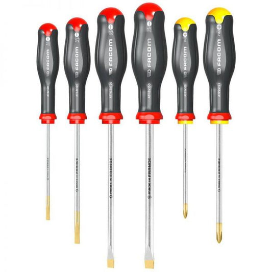 6PC PHILLIPS AND SLOTTED SCREWDRIVER SET FROM FACOM