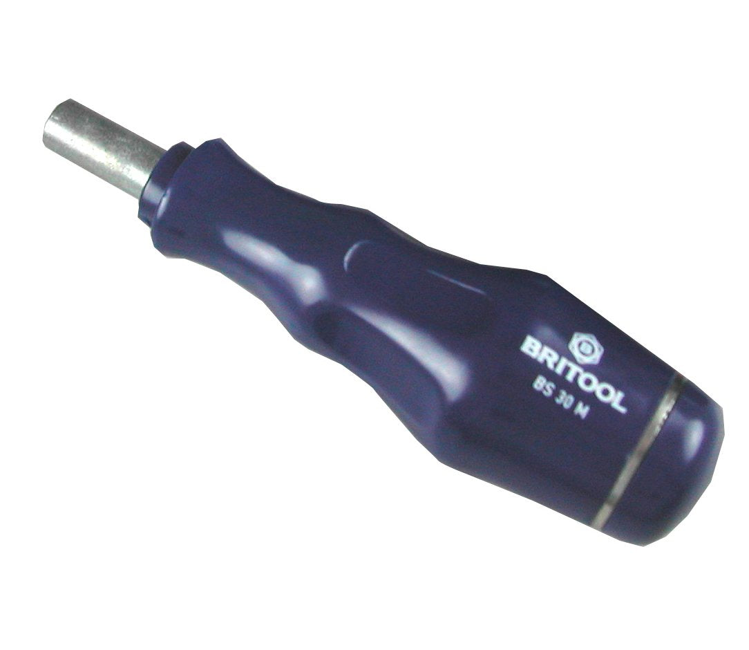 Britool Halllmark Stubby 30mm Bit Driver Screwdriver - Bs30M