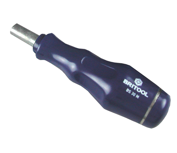 BRITOOL HALLLMARK STUBBY 30MM BIT DRIVER SCREWDRIVER - BS30M