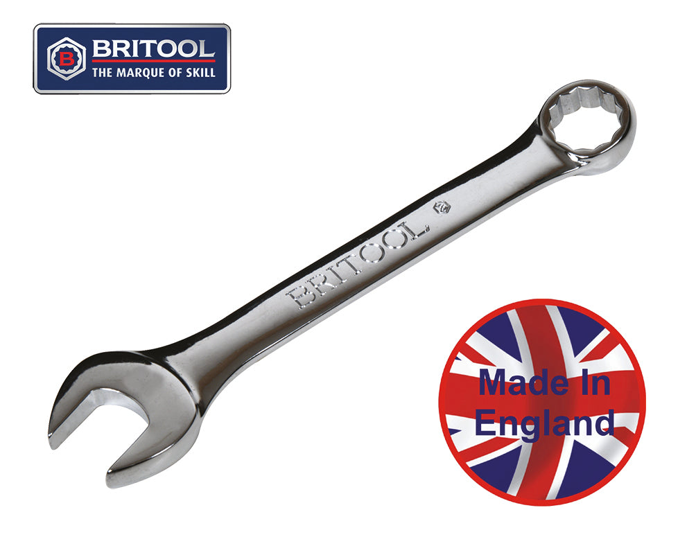 9 Piece Original Britool England Short Series Spanner Set, Made In The Uk!