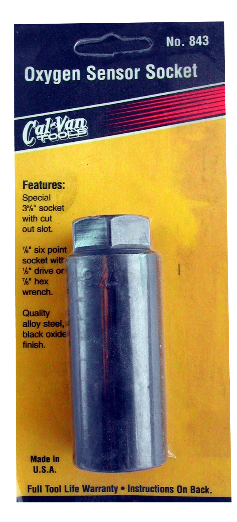 Specialist Oxygen Sensor Socket From Calvan Tools Usa - Cv843