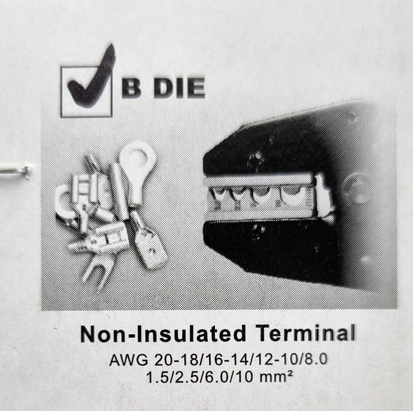 RATCHETING CRIMPING PLIERS (NON INSULATED) HMCPNI