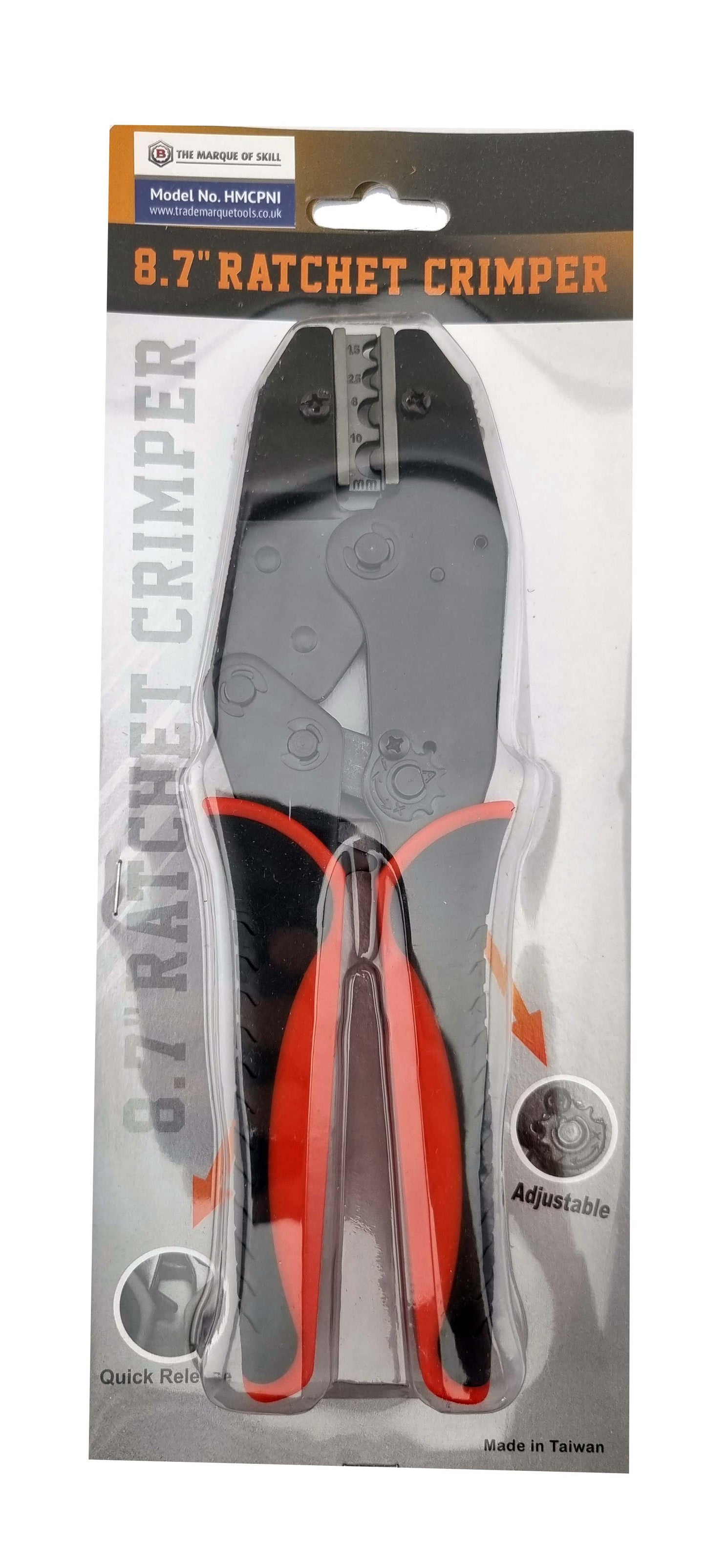 RATCHETING CRIMPING PLIERS (NON INSULATED) HMCPNI