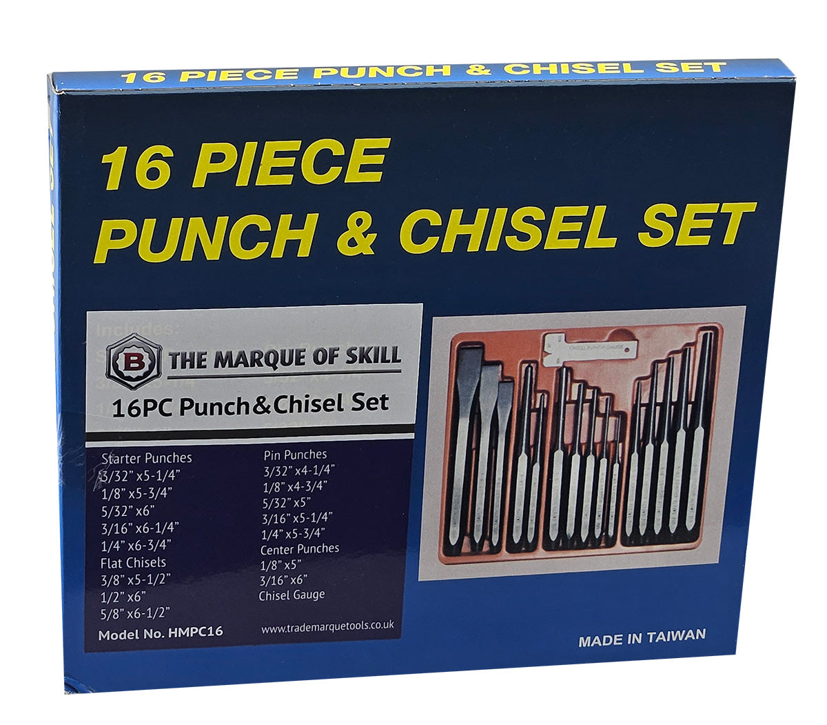Professional Punch & Chisel Set From Britool Hallmark