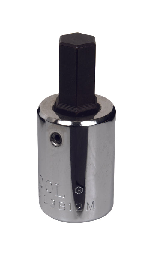 Britool England 1/2" Drive Metric Hexagon / Allen Key Bit Sockets, Sizes 7-12mm