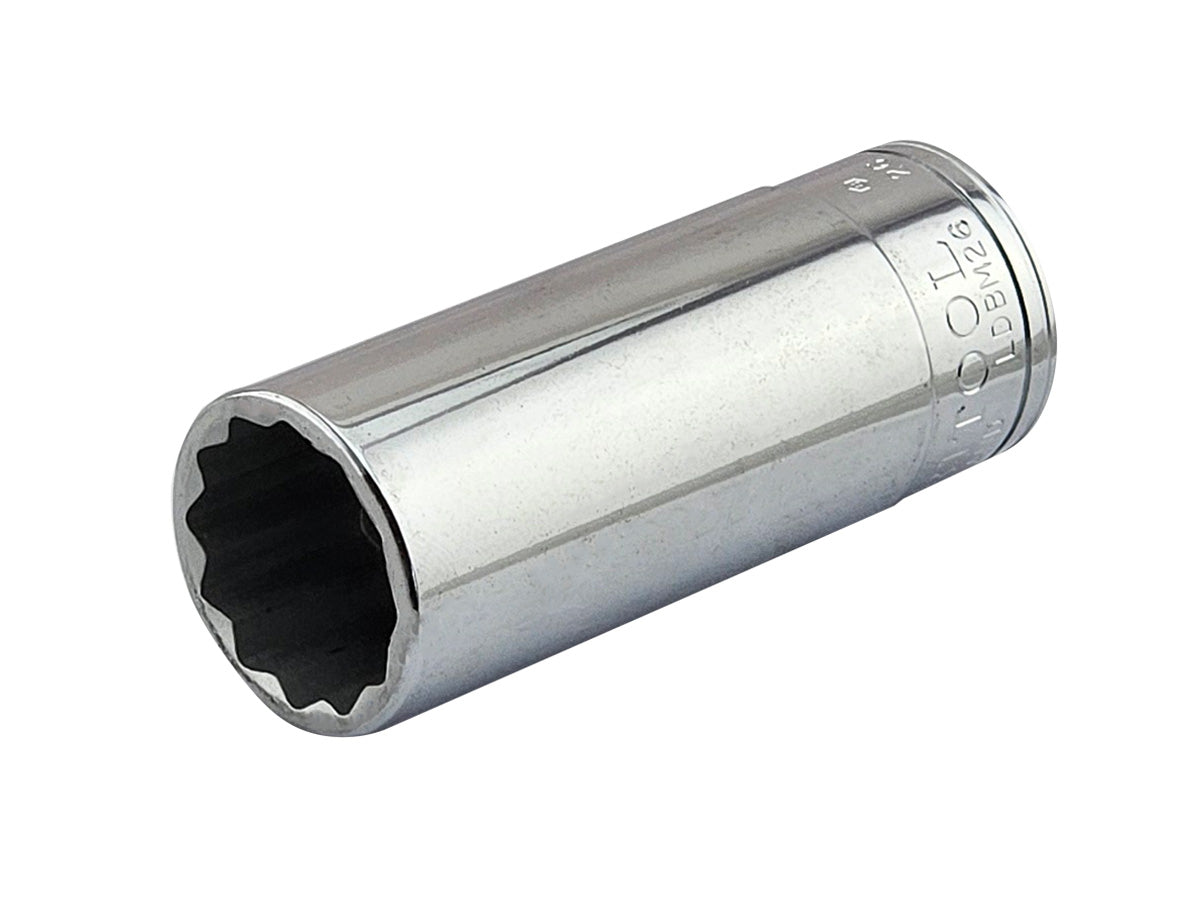 Britool England 1/2" Drive Af Deep 12-Point Socket Range, Sizes 3/8" - 1"