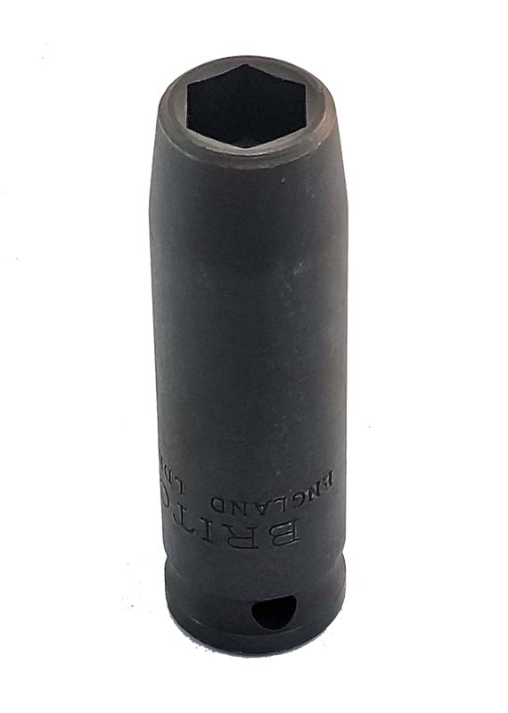 Britool England 1/2" Drive Af Deep Hexagon Impact Sockets, 3/8" - 15/16"