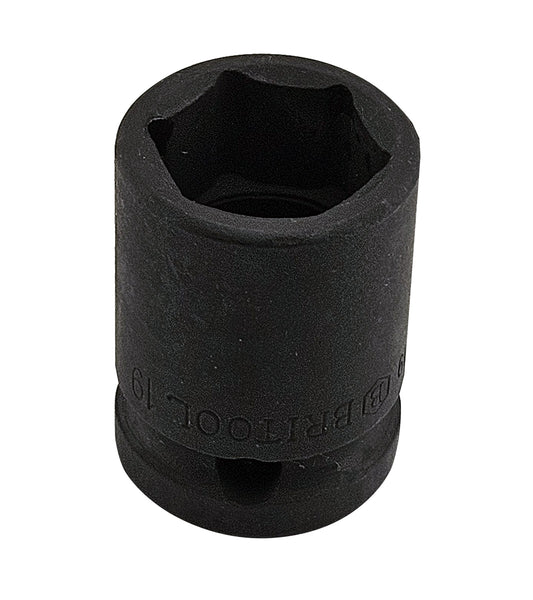 1/2" Drive Metric 6-Point Impact Sockets From Britool Hallmark, Sizes 8-36mm