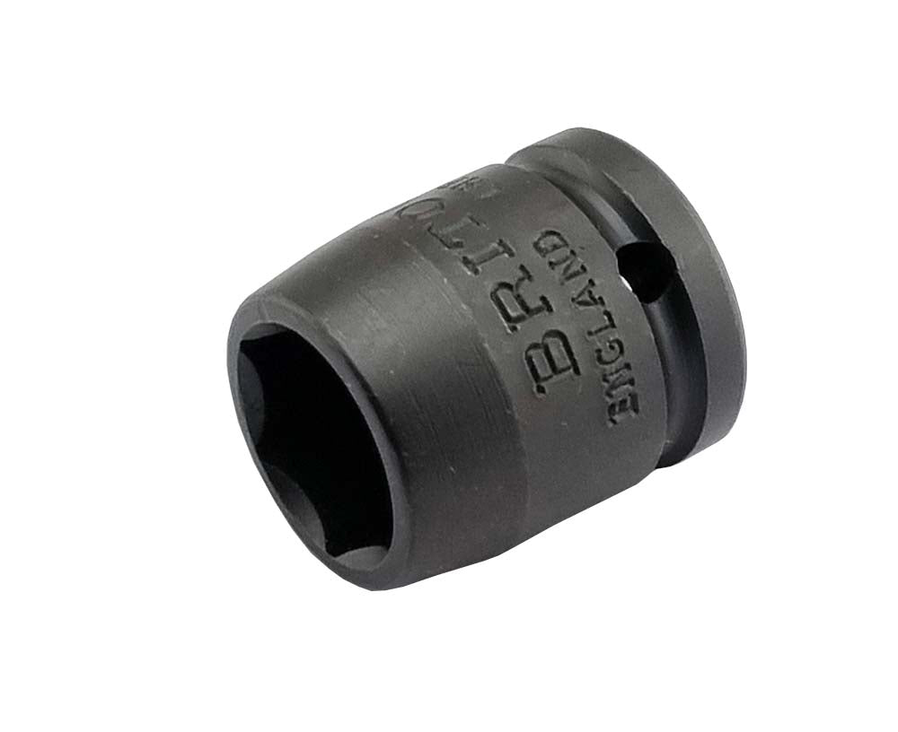 Britool England 1/2" Drive Af 6-Point Impact Sockets, Sizes 7/16" - 1-1/4"