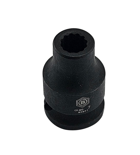 3/8" Drive Impact Sockets Bi-Hexagon / 12 Point Profile From Britool Hallmark