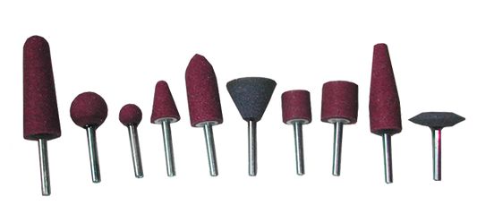 10Pc Mounted Point Set For Use With Die Grinders