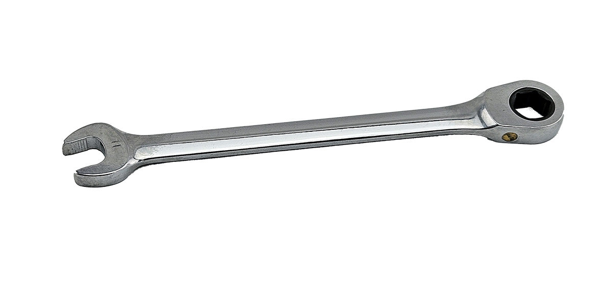 Ratcheting Combination Spanner Series With 6-Point Ring End