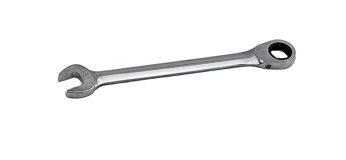 Ratcheting Combination Spanner Series With 6-Point Ring End