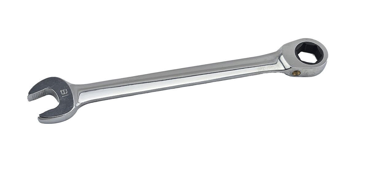 Ratcheting Combination Spanner Series With 6-Point Ring End