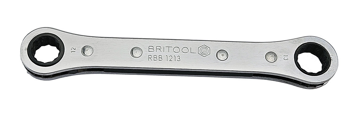 Britool Hallmark Ratcheting Box Wrench / Ring Spanner 12 X 13mm - Rbb1213