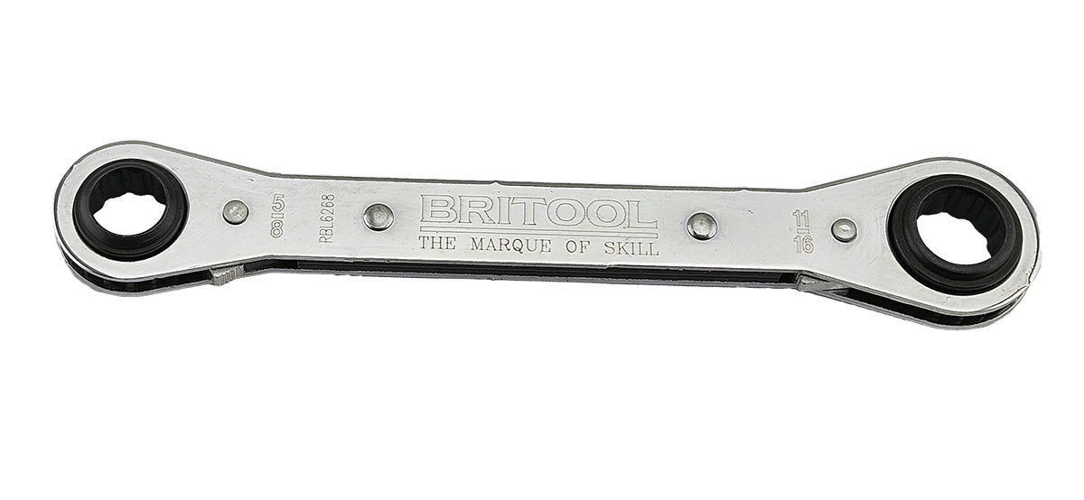 Britool Af Latch-On Flat Ratcheting Ring Spanner Range