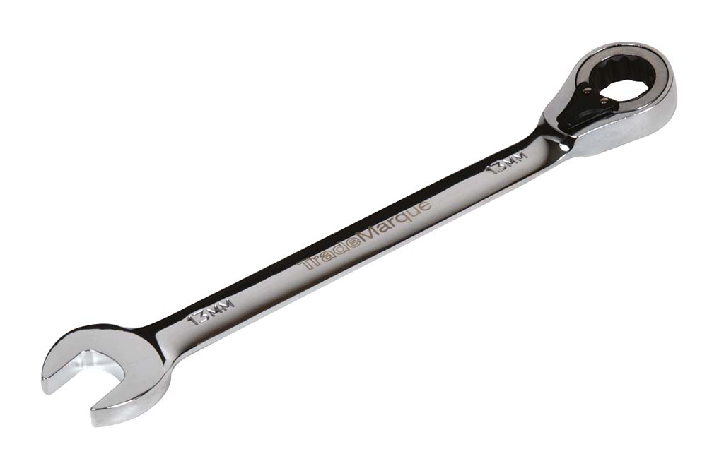 14mm Reversible Ratchet Combination Spanner / Wrench