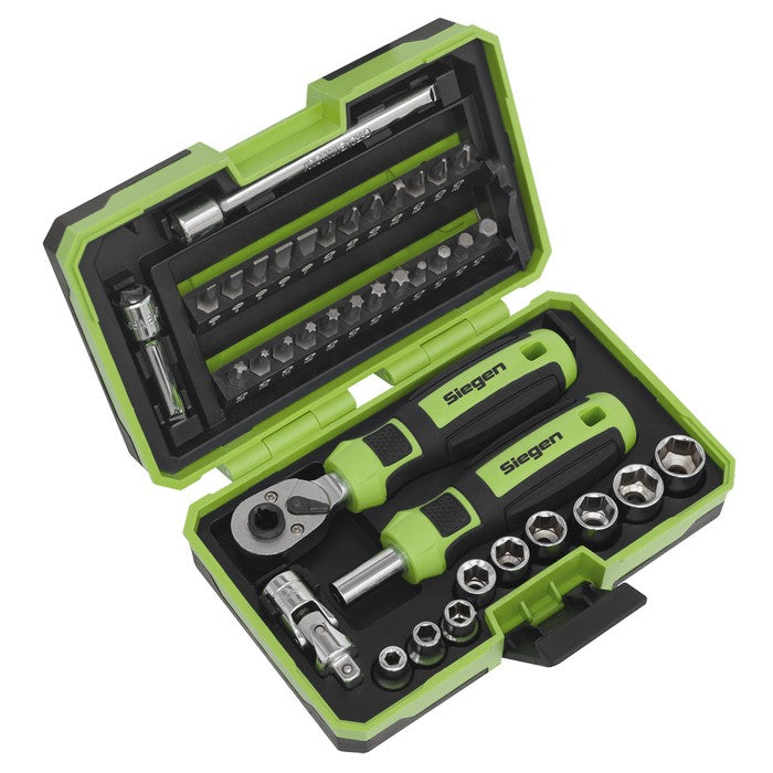 38pc 1/4" Drive Socket & Bit Set