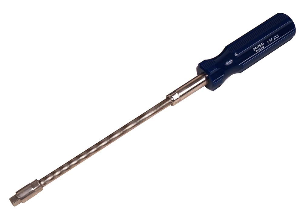Britool England 1/4" Drive Flexible Spinner Handle 277mm In Length