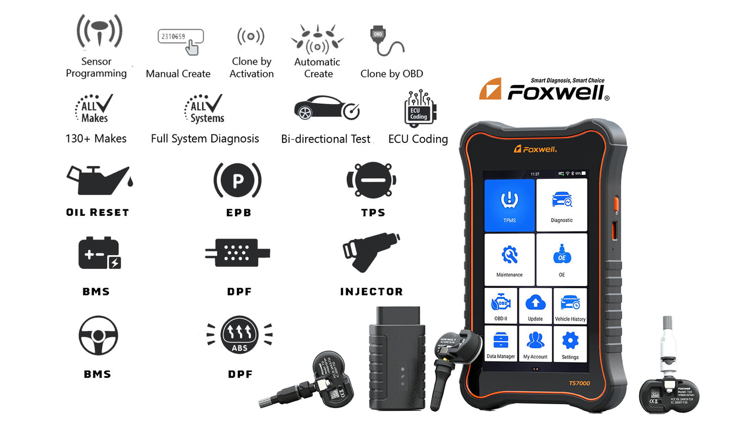 Foxwell Advanced Automotive Tpms & Diagnostic Scanner