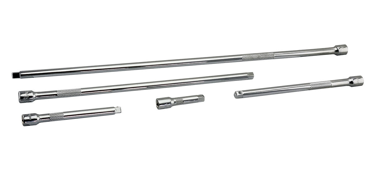 1/4" Drive Extension Bar Set 50, 100, 150, 250, 380mml
