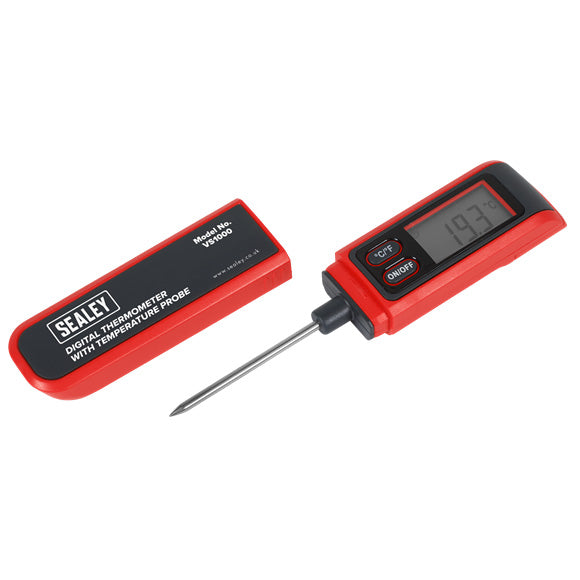 Sealey Digital Thermometer with Temperature Probe