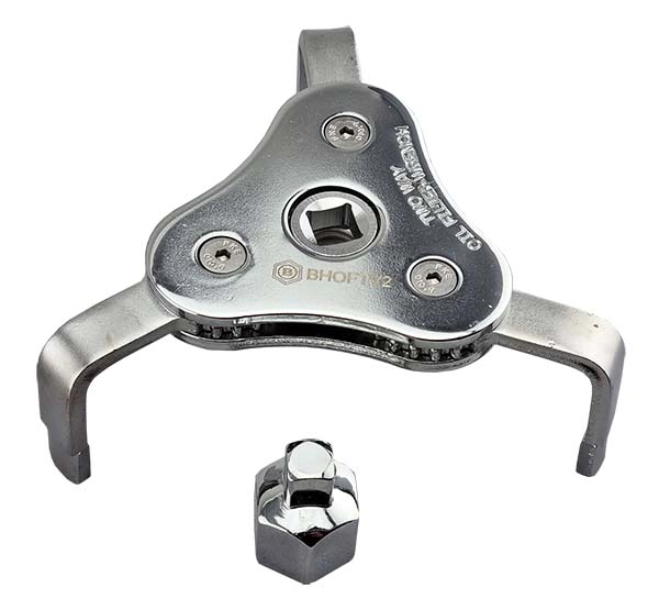 Geared 3-Leg Oil Filter Wrench Ø60-120mm by Britool Hallmark BHOFTV2
