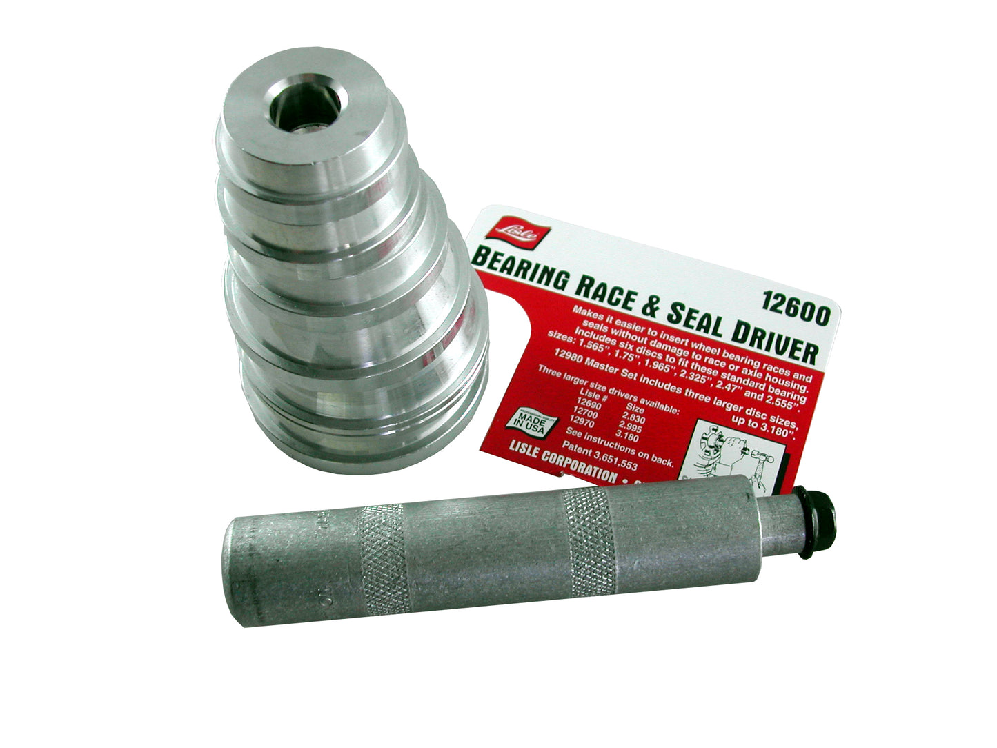 LISLE 12600 BEARING RACE AND SEAL DRIVER KIT