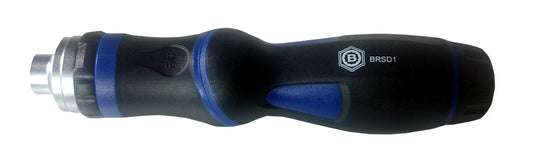 2-In-1 Ratchet Screwdriver Handle Straight & Pistol Grip Britool Hallmark Brsd1