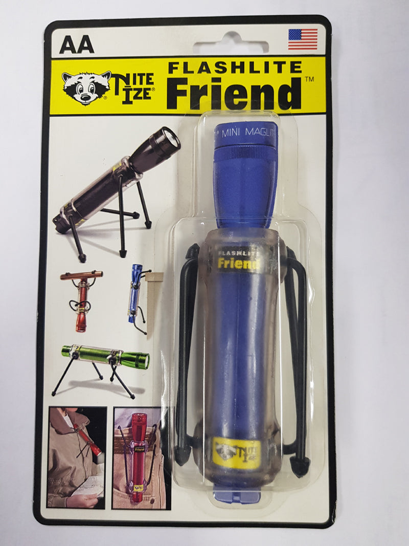 NITEIZE FLASHLITE FRIEND FOR MINI MAGLITE WITH FLEXIBLE LOCKABLE LEGS.