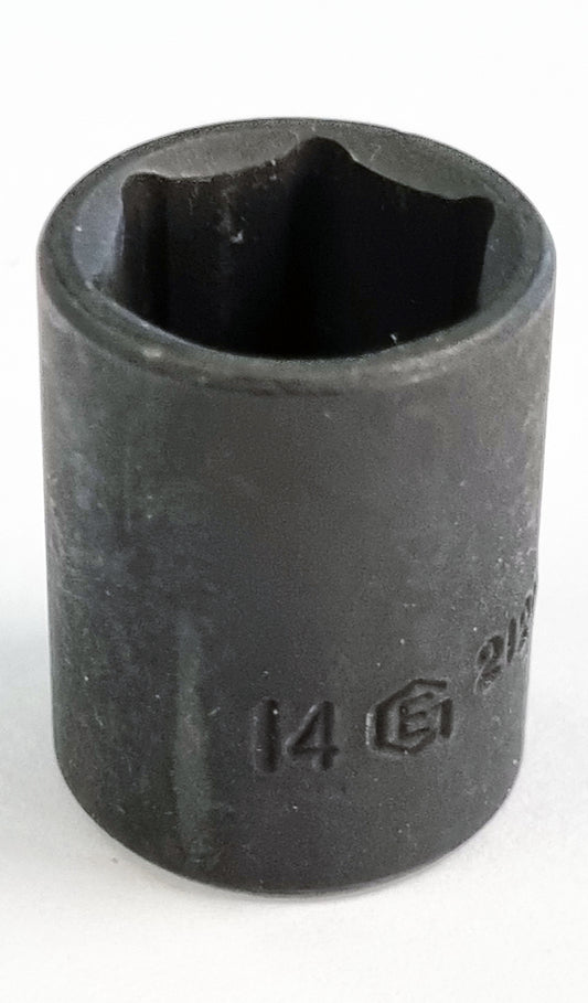 1/4"SD 13MM HEXAGON IMPACT SOCKET STANDARD DEPTH FROM GENIUS TOOLS - 212513