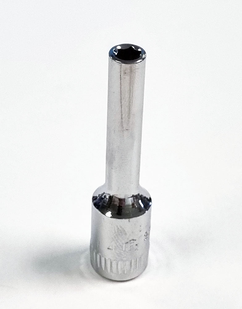 6mm 1/4" Drive Deep Socket - 6-Point From Genius Tools - 225206