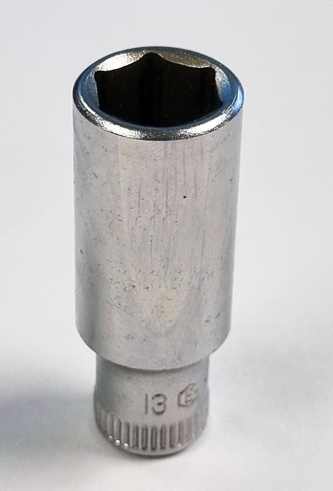 14mm 1/4" Drive Deep Socket - 6-Point From Genius Tools - 225214
