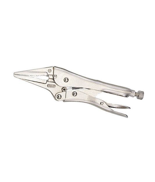 LONG NOSE LOCKING PLIERS WITH WIRE CUTTER 6" GENIUS TOOLS 531306LN