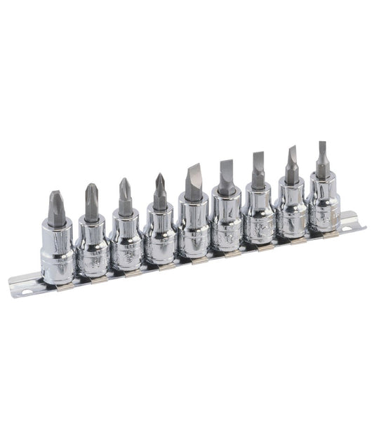 3/8" Dr Slotted & Phillips Bit Socket Set Genius Tools