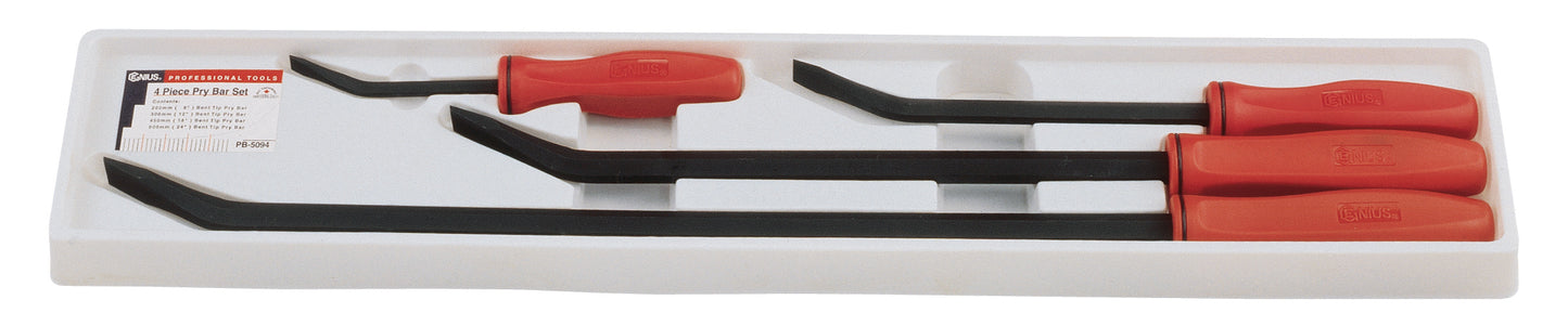 Pry Bar Set 4 Pieces From Genius Tools Pb-5094