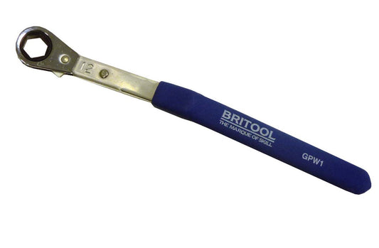 BRITOOL RATCHETING OFFSET GLOW PLUG SPANNER