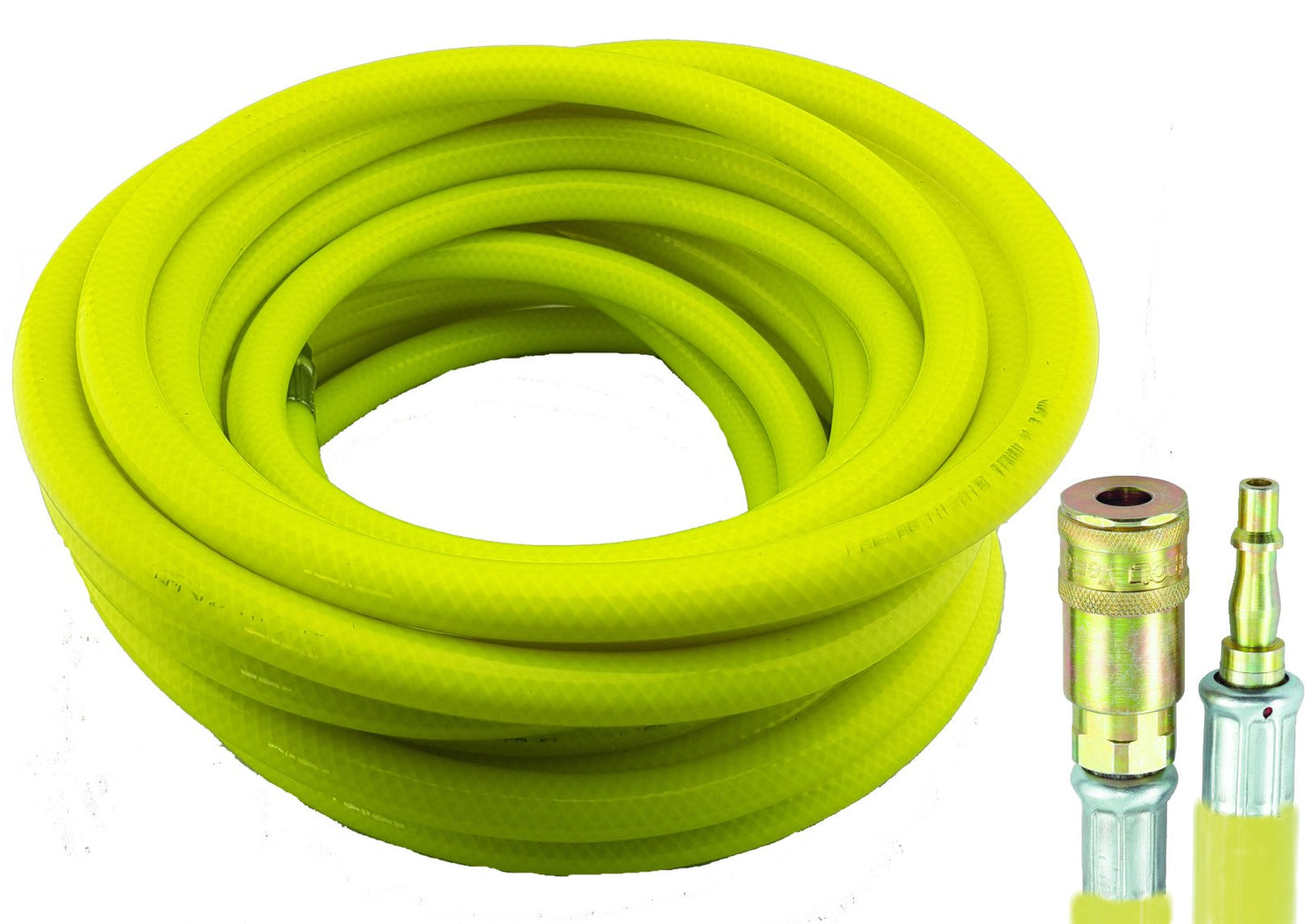 Hi-Vis Air Hose / Airline 20 Metres 10mm Diameter From Pcl