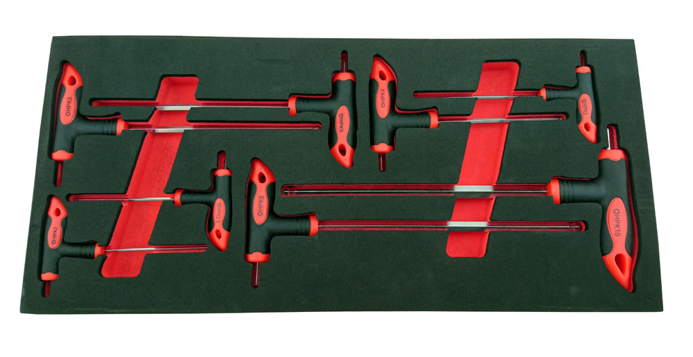 8-Piece T-Bar Allen / Hex Key Set 2-10mm - Britool Hallmark