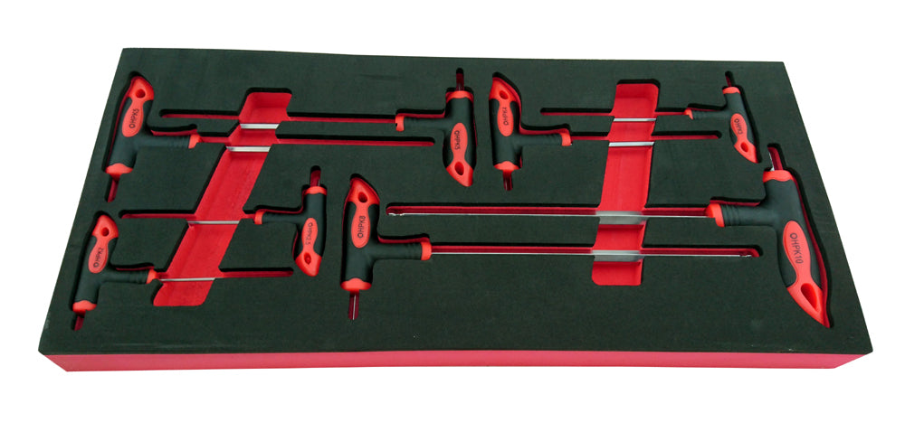 8-Piece T-Bar Allen / Hex Key Set 2-10mm - Britool Hallmark