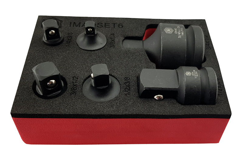 6PC Impact Socket Adapter/Converter Set by Britool Hallmark