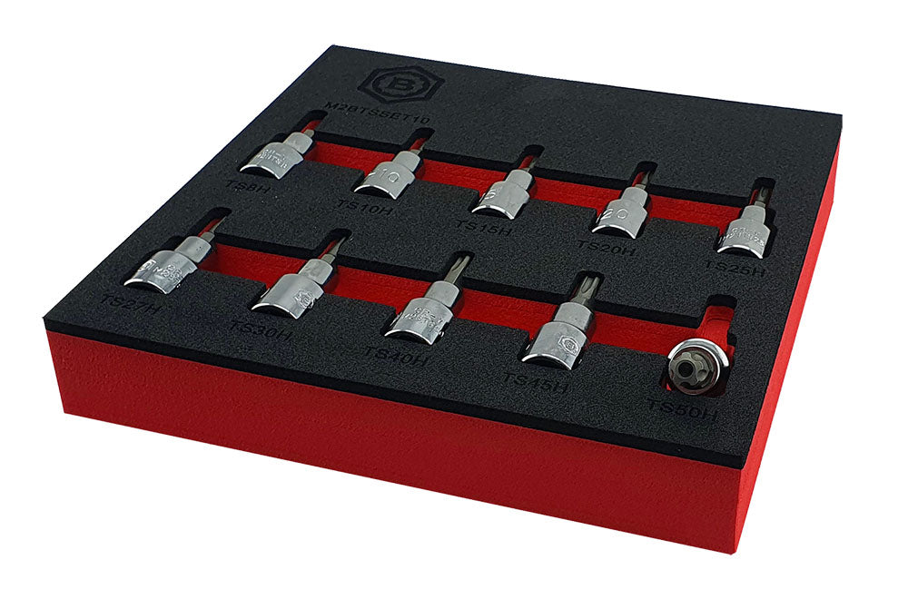 3/8" Dr. 5-Sided Tamperproof Torx Plus / Ts Bit Socket Set From Britool Hallmark