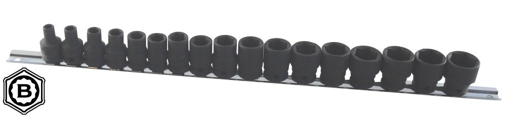 3/8" Drive Standard 6-Point Impact Socket Set From Britool Hallmark