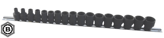3/8" Drive Standard 6-Point Impact Socket Set From Britool Hallmark