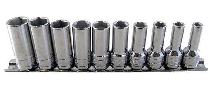 Semi Deep Socket Set 6mm To 15mm - 3/8" Drive (6-Point) From Britool Hallmark