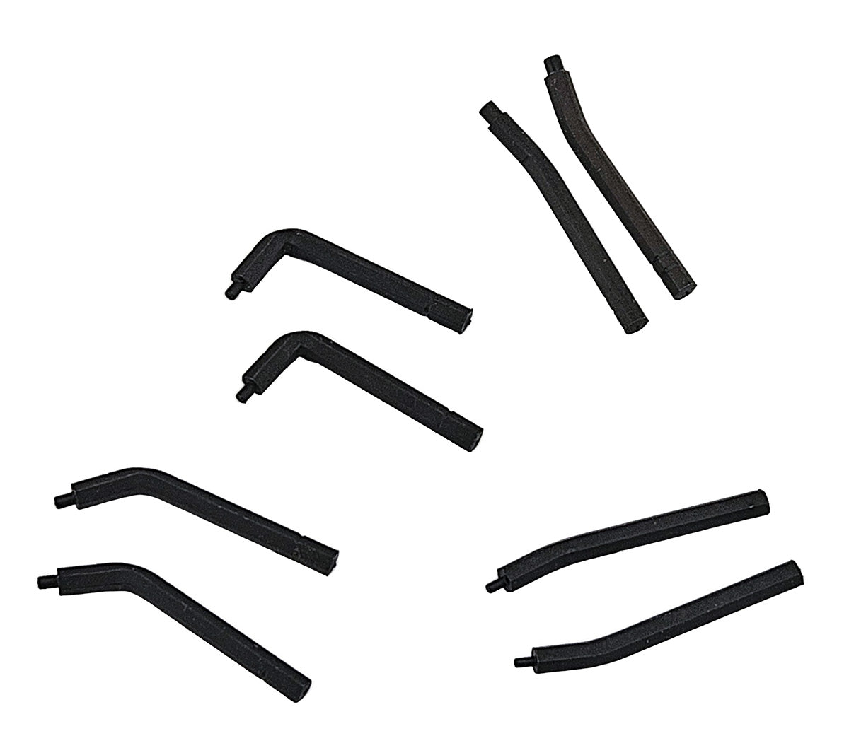 4 pairs of replacement tips suitable for PRTKI, PRTIN and PRTEX circlip pliers.