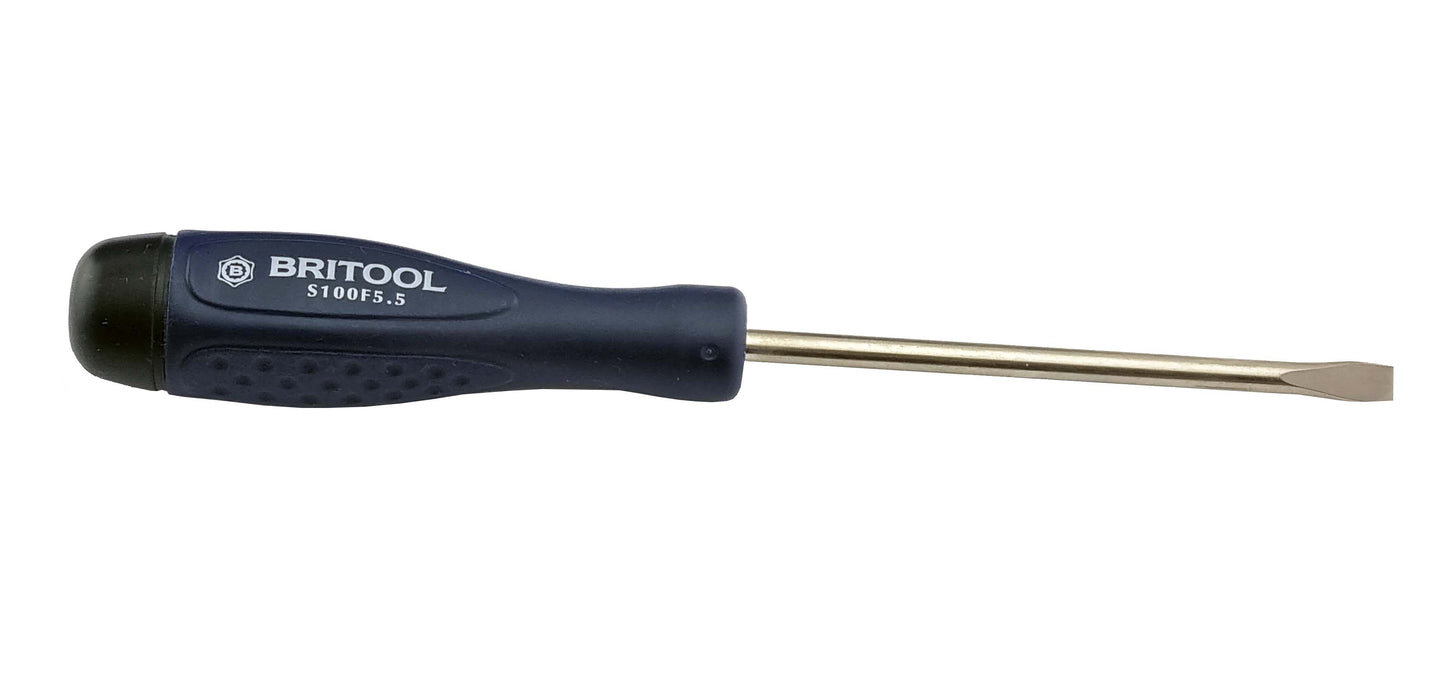 Britool Slotted Flat Blade Screwdriver 5.5mm