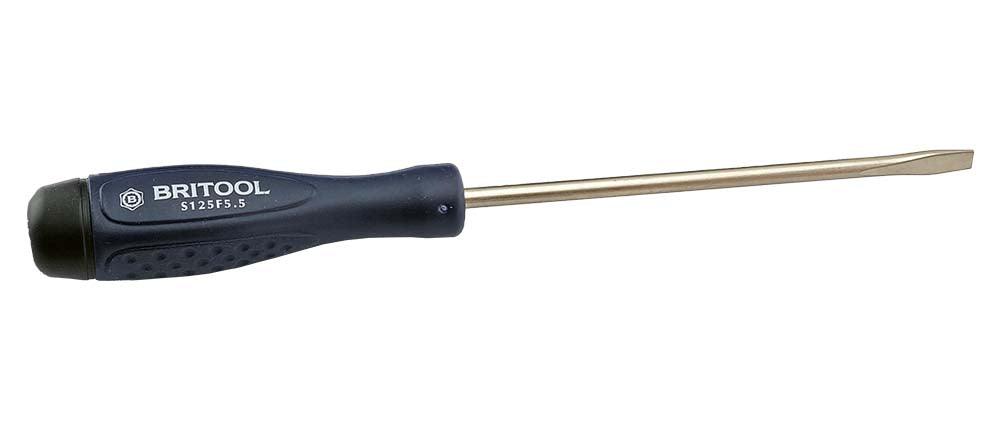 Britool Slotted Flat Blade Screwdriver 5.5mm